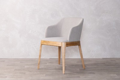 calais carver chair light grey 